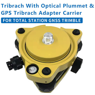comprar Tribrach amarillo con adaptador óptico fijo con 5/8X11 hilo para estación total GNSS TRIMBLE conjunto completo Fabricación en línea