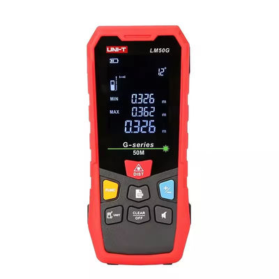 Instrumento de medición de distancia láser al aire libre Longitud del medidor UNI-T LM50G 50M