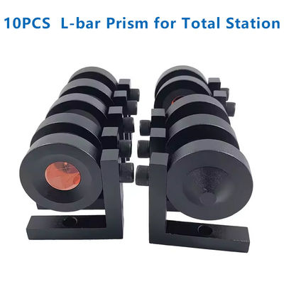 10pcs prisma de monitoreo de 90 grados GMP104, reflector de 1 pulgada de barra L, adecuado para el prisma de barra L de la estación total