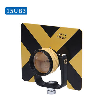 Prisma único 15UB3 Compatible con Topcon SOUTH FOIF Constante de topografía de la estación total -30/0mm 5/8x11 Portador de hilo de metal femenino