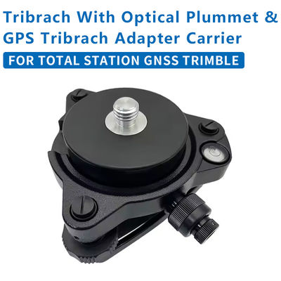Tribrach negro con adaptador óptico fijo con 5/8X11 hilos para estación total GNSS TRIMBLE conjunto completo