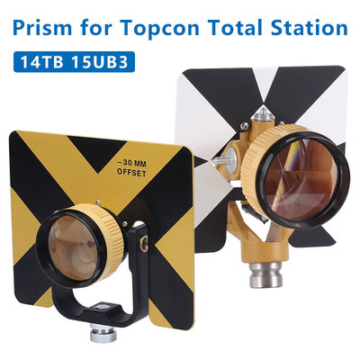 Prisma único Compatible para Topcon SOUTH FOIF Constante de topografía de estación total -30/0mm 5/8x11 Soportador de hilo de metal femenino