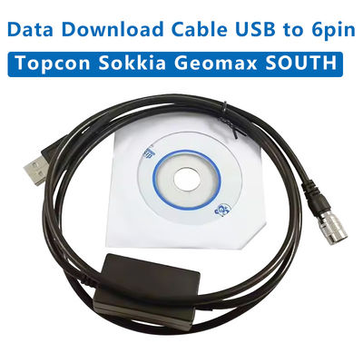 2025 Nuevo Cable de descarga de datos USB a Hirose Conector de 6 pines Conector para Windows 7/8/10/XP Para Topcon Sokkia Gowin Sur
