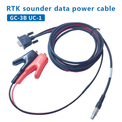 Hi-Target GC-3B UC-1 Cable multifuncional GPS RTK Echo Sounder Conexión con batería Cable de datos en forma de Y