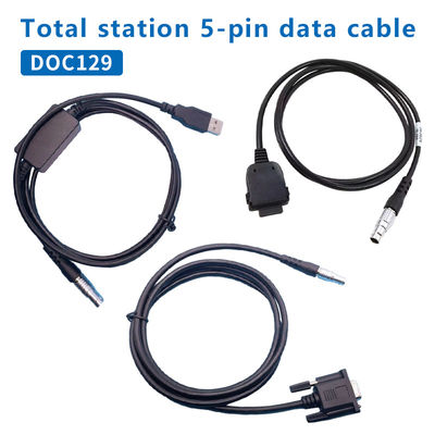 DOC129 Cable de datos para TOPCON SOKKIA Estaciones totales ES/OS/PS hacia el PC (win11) 5 Pin