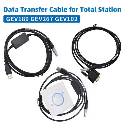 GEV189 GEV267 GEV102 Cable de transferencia de datos para Leicaa Total Station 5 pin USB al ordenador