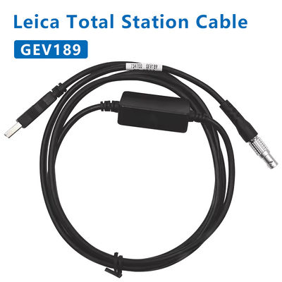 GEV189 734700 Cable de descarga de datos USB Accesorio esencial para la estación total de encuestas Leica 0.B 5 pin