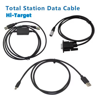 Conveniente 6 PIN USB RS232 Cable de descarga de datos para la encuesta de alto objetivo Estación total HTS221/420/121/520/ATS320