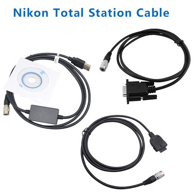 6 PIN USB RS232 Interfaz PDA Cable de descarga de datos para la estación total de encuestas de Nikon Cable de transferencia de datos DTM532/452/330