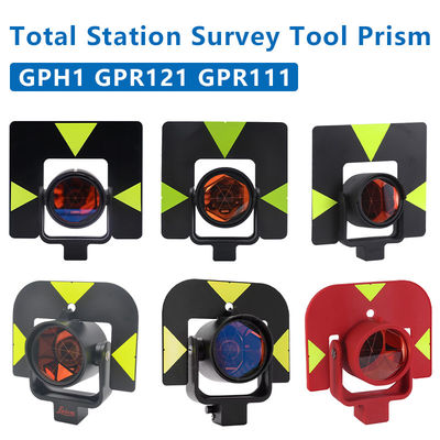 GPR111GPH1 GPR121 Prisma único para LeicCa Estaciones totales Prisma del instrumento de encuesta de desplazamiento 0 mm Constante con bolsa blanda