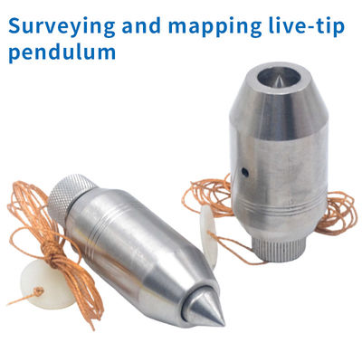 Plumb Bob de acero inoxidable de alta precisión para una alineación vertical precisa de topografía y mapeo Plumb Bob Tip móvil
