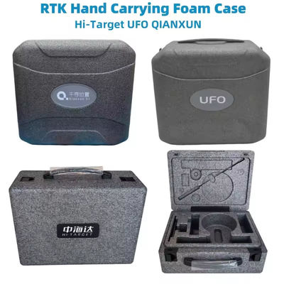 Caso portátil de espuma RTK portátil Hi-Target OVNI QIANXUN E-encuesta espuma a prueba de golpes Kit de herramientas RTK profesional