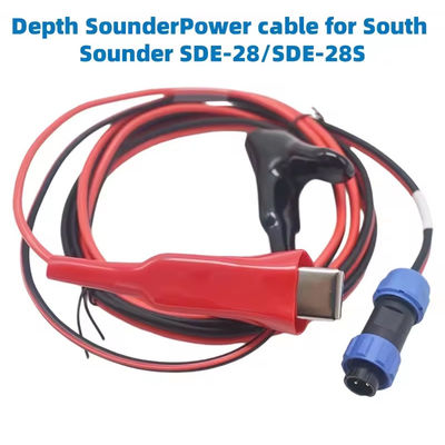 SUD SDE-28/SDE-28S Profundidad de sonido Adaptador de alimentación de CA 12V Cable de alimentación de batería externa W2J20 para South Sounder SDE-28/SDE-28S