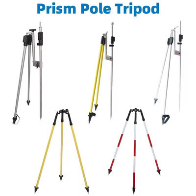 Tripod de alineación del prisma de la estación total Tripod de medición GPS Tripod RTK Tripod de fibra de carbono Leica Tripod de 2,15 metros