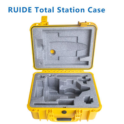 Nueva caja dura de plástico amarillo para el instrumento de topografía RUIDE RTS822 TIANYU CTS630 Estación total