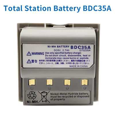 BDC35A BDC-35 Batería de 6.0V 2700mAh Para Sokk-ia SET030R 130R 2100 Serie 22D Estación total Batería recargable NI-MH