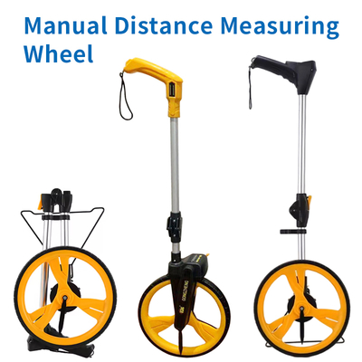 Rueda de medición de distancia manual Display digital Medición electrónica de la carretera Rueda de medición mecánica Roller
