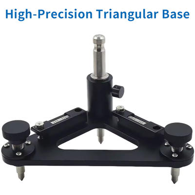 Tribrach de alta precisión con montaje de rosca de 5/8 pulgadas o con montaje de doble tubo de burbuja de tipo suizo Leca
