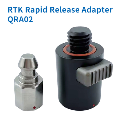 Añadir longitud 40 mm Nuevo adaptador de liberación rápida GNSS RTK QRA02 para uso a gran distancia