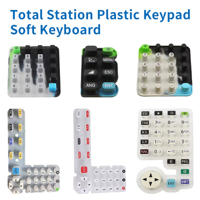 Teclado de goma plástica para Estación Total GTS332 ES602 GM52 GTS230