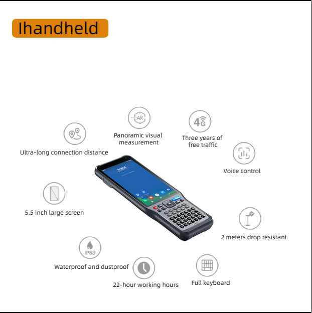 RTK Recolector de datos GNSS GIS de medición Hi-Target IHAND55 Controlador GPS 2